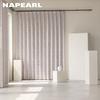 1PC NAPEARL French Cream Curtains Relief Curtains Jacquard 95% Blackout Curtain for Bedroom Living Room Balcony Window for Home Decor