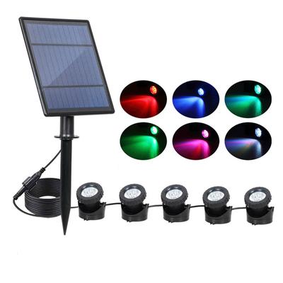 Thrisdar IP68 RGB Wechselbare Solare Unterwasserleuchten Lampe Unterwasserstrahler Schwimmbad Brunnen Teich Aquarium Licht