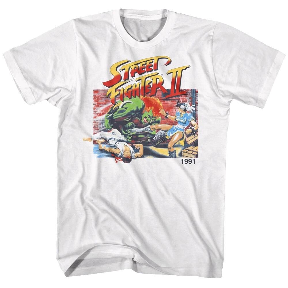 

Street Fighter 2 1991 Poster Men s T Shirt S