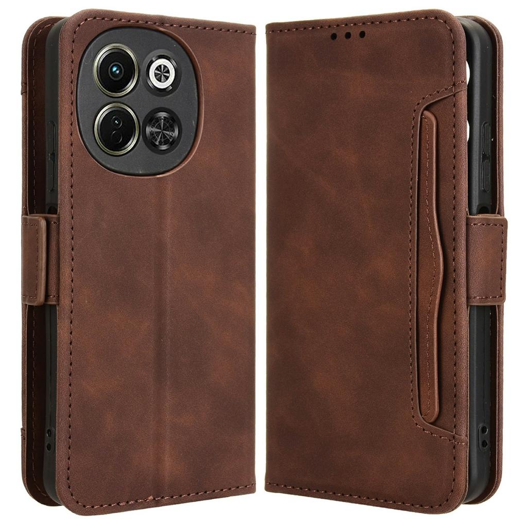 For TECNO Spark 30 5G KL8/Pova 6 Neo 5G Leather Case Phone Wallet Cover with Multiple Card Slots