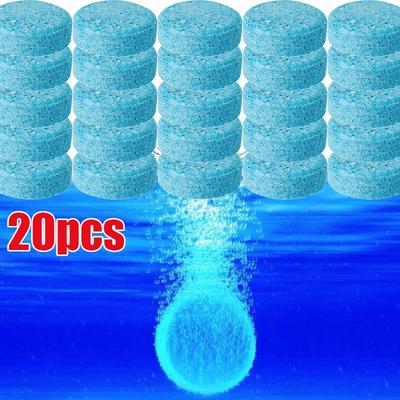 2-100pcs Car Windshield Glass Solid Cleaner Windscreen Wiper Effervescent Tablets Toilet Cleaning Car Accessories