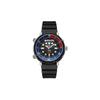 Prospex Can Solar Sports Diving Solar Quartz Silicone Strap Men's Watch Black Dial SNJ027P1