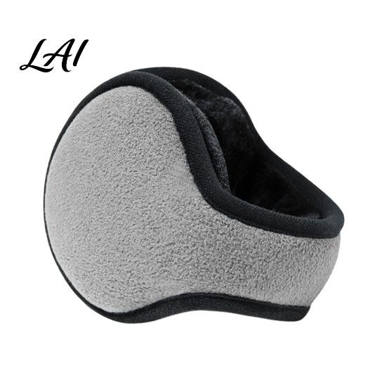 Breathable Thermal Ear Gear Foldable Winter Muffs for Men Women Fleece Warm Warmers Adjustable Windproof Covers Portable Outdoor Cold Weather