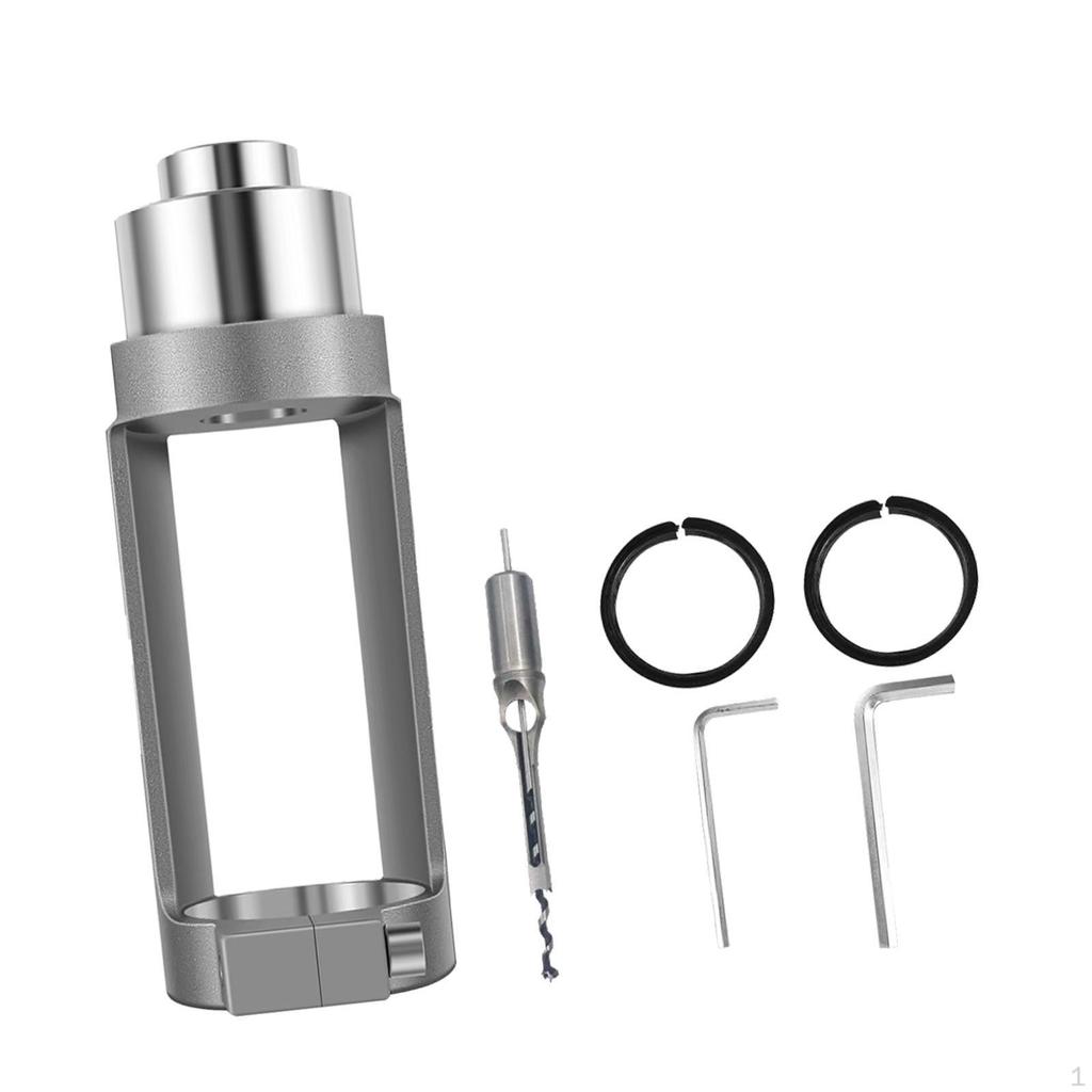 Adapter for Square Drill with Length 15 Cm, Furniture Construction Tool, Mortising Attachment