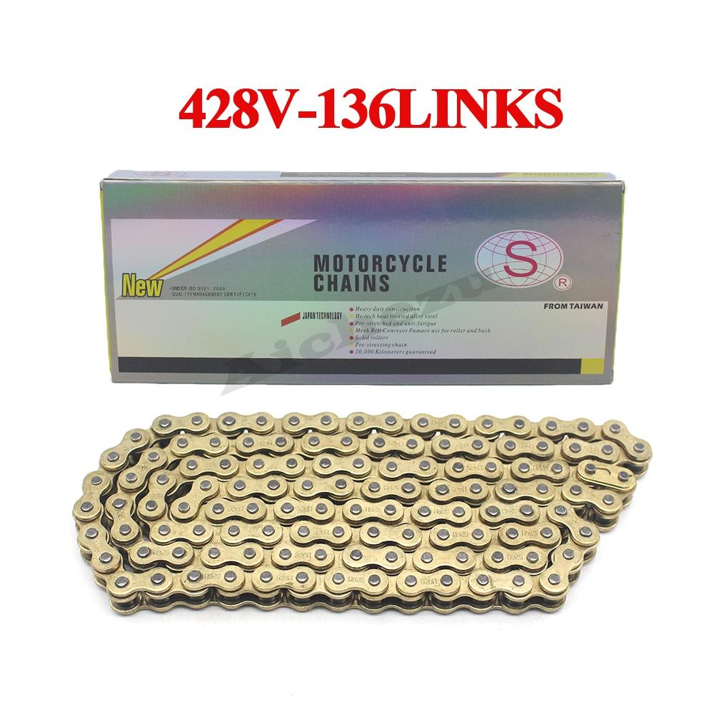 Universal Motorcycle Chain 520 525 530 120L (NO O-RING&X-RING) for Honda Suzuki Yamaha KAWASAKI DUCATI BMW CAGIVA APRLIA