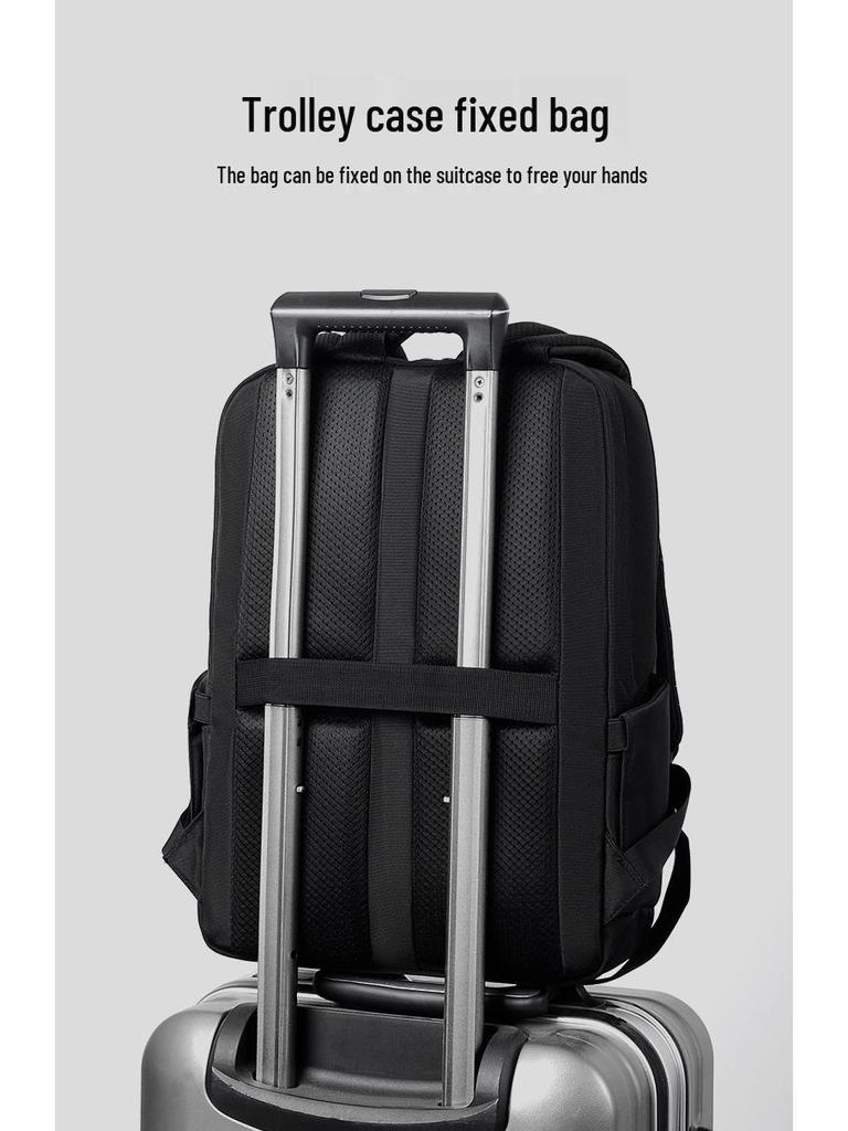 Men's Waterproof Business Backpack - High-End Fashion, Large Capacity, Perfect for Travel and Commute