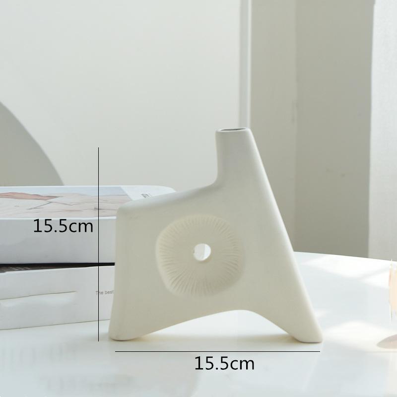 Irregular Rockery Hollow Coral Abstract Ceramic Ornaments Ceramic Vase Flower Arrangement Crafts Ornaments Vases Pots Decor