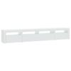 Vidaxl TV Cabinet with LED Lighting, White, 240X35X40 Cm