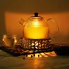 Simtive Teapot Warmer Brushed Stainless Steel Tea Warmer with Tealight Holder Silver