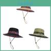 Nylon Outdoor Wide Brim Sun Hat For Hiking Fishing Summer Sun Protection Men Women