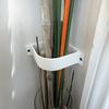 1PCS Wall-Mounted Corner Tool Storage Rack, Drill-Free Pole Organizer for Garage Studio Yard, Broom Mop Long Handle Tool Holder,