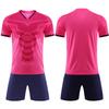 DIY Benutzerdefinierte Herren Kinder Fußballtrikot Anzug Schnelltrocknend Atmungsaktiv Club Schule Fußballmannschaft Trainingsuniformen 2-teilige Sportbekleidung 2023