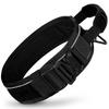 Nylon Durable Dog Collar Military Tactical Pet Training Collars Reflective Necklace With Handle Strong For Medium Large Dogs