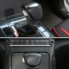 For Kia Forte K3    Carbon Fiber Style Red ABS Interior Gear Lever Shift Knob Cover Sticker Trim Auto Car Parts