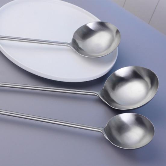 Kitchen Stainless Steel Long Handle Soup Dishes Ladle Spoon Cooking Utensils