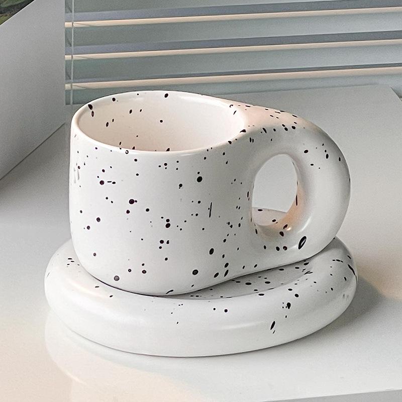 

Nordic Simple Ceramic Couple Cup Creative Trend Cute Fat Fat Cup Water Cup Coffee Cup 300ml
