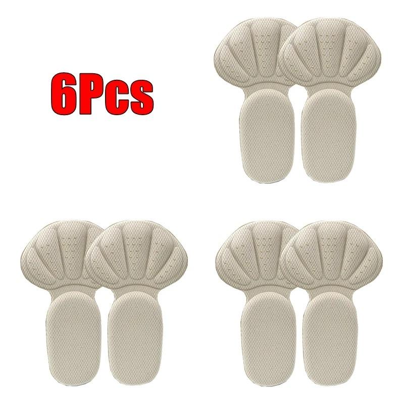 Two-In-One Sponge Heel Stickers Pain Relief T-Shaped Shoe Foot Care Pad Loafers Sneakers High Heels