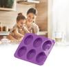 6-Cavity Design Soap Molding Case Flexible Silicone Cake Mold Set Silicone Soap Mold  Handmade Soap