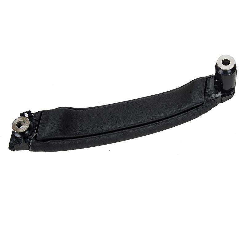 Car Left Inner Door Pull Handle Black PU Leather Fit for Land Rover L550 Discovery Sport 2015-2017 2018  LR076161 LR076163