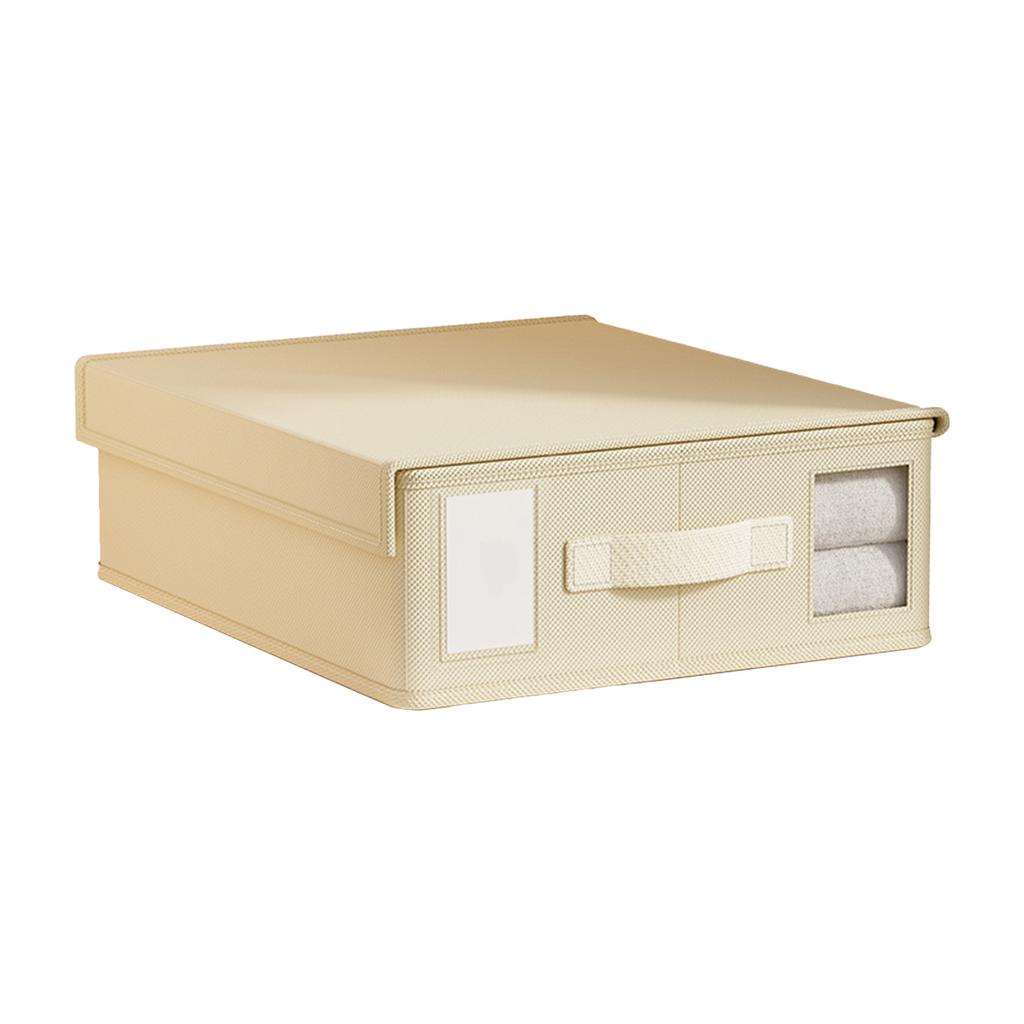 1PC Large Capacity Clothes Storage Bag Sheet Storage Box Clothing Fabric Sheet Storage Holder Wardrobe Blanket Quilt Storage Box