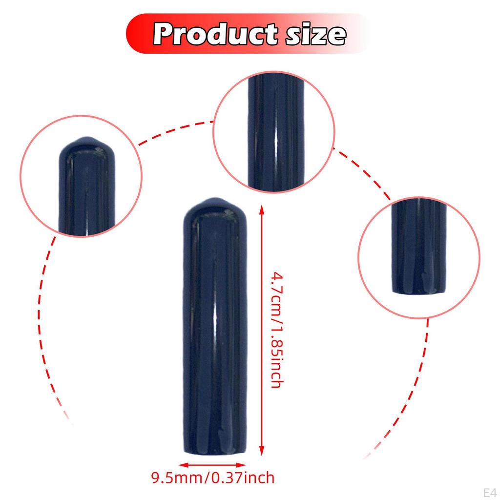 5 Pieces Pool Cue Tip Covers Billiards Stick Tips Protective Caps Portable for Billiard Club