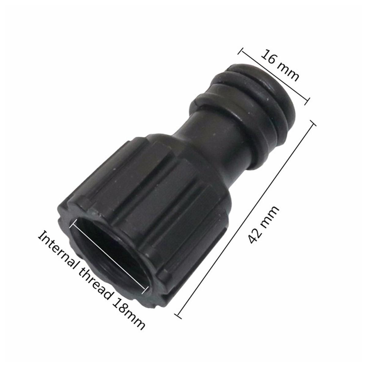 

18mm Water Pump Accessories M18 To 1/2 3/4 Male Thread Nickel Plated Copper Adapter Stainless Steel Joint 16mm Nipple Connector
