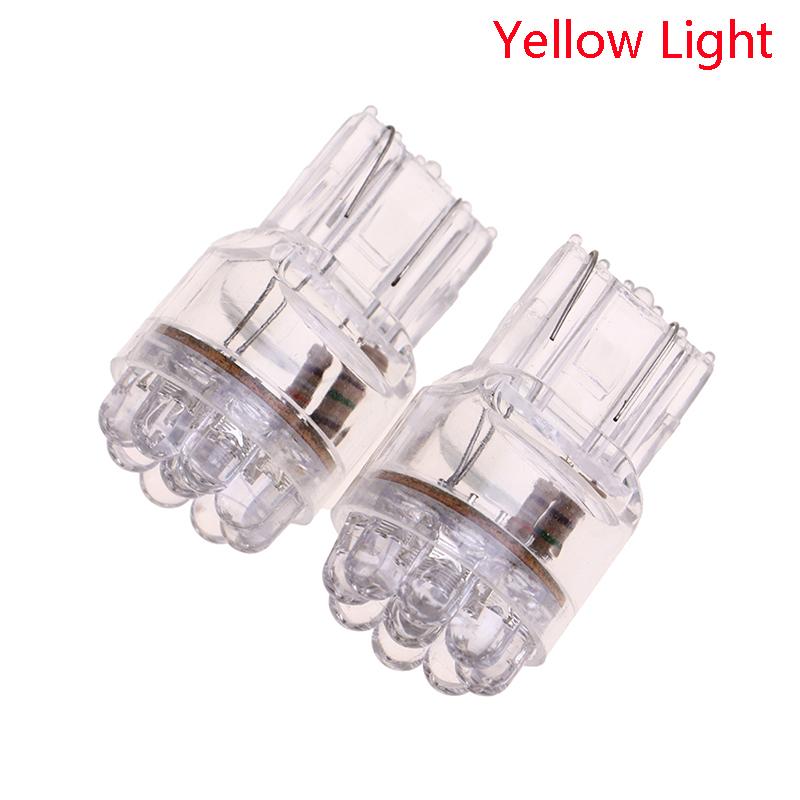 2Pcs/pack DC 12V T20 7443 7440 9LED Car Brake Light Bulb Auto Stop Turn Signal Light Lamp Auto Car Signal Light Lamp LED Bulbs Bulbs 7