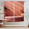Morandi Pink Kitchen Curtains Salon 2 Cheap Pieces Short Window Curtains Home Chiffon Curtain Tiebacks Blinds Curls Tentacles