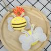 New Cartoon Plush Brooch Cute Cotton Bee Decoration Clothing Bag Headdress Accessories Accessories