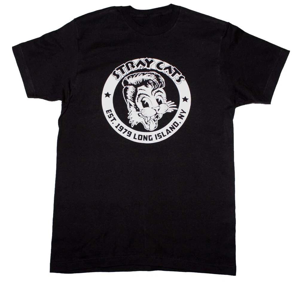Stray Cats Black Color Full Size Unisex S-5XL Shirt PP2303 S