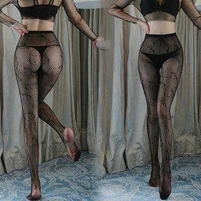 Roupa íntima sexy, meias arrastão de malha vazada para mulheres, meias-calças de peça única, leggings, meias sexy.