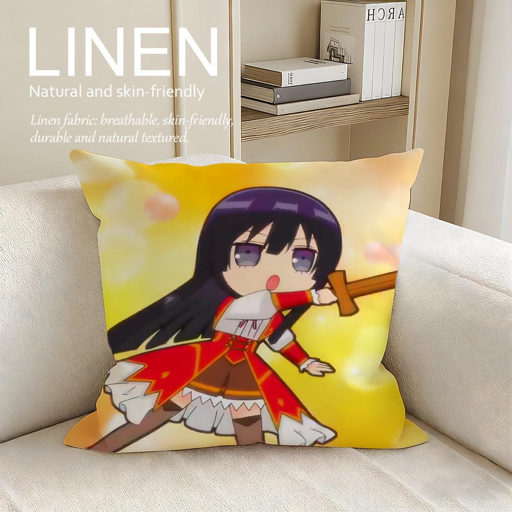 Fantasy Villainess Level Cushion Cover Pillowcase Set Pcs x x Breathable Washable Sofa Cushion Cover