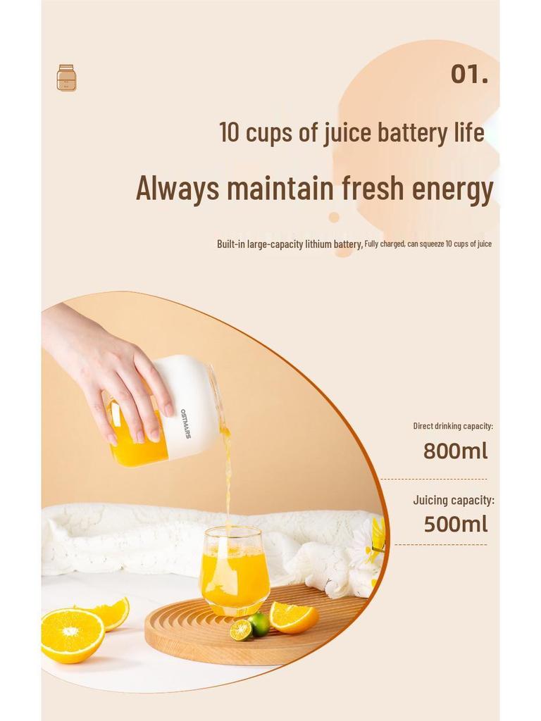 Portable Wireless Multifunctional Mini Juicer Cup - Perfect Gift
