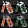 2025 Hot Car Zinc Alloy Leather Smart Remote Key Fob Case Cover Protector Shell For Skoda Octavia 4 8 A8 2020 2021 Keychain Acce