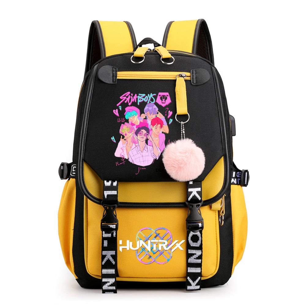 

Anime Cartoon K-Pop Printed Backpack Schoolbag for Teenager Student Girl Boy Bookbag Large Capacity Waterproof Travel Bag Kid Gift Rucksak