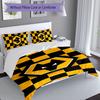 3pcs Football Club Logo Duvet Cover Set, Includes 1 Duvet Cover and 2 Pillowcases,Skin-Friendly&Comfortable Fabric,Suitable Bedding Sets