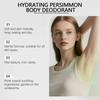 Persimmon Body Deodorant  All-Natural Aluminum-Free Formula for Men & Women, Japanese Persimmon Extract To Eliminate Body Odor & Old People Smell, Ext