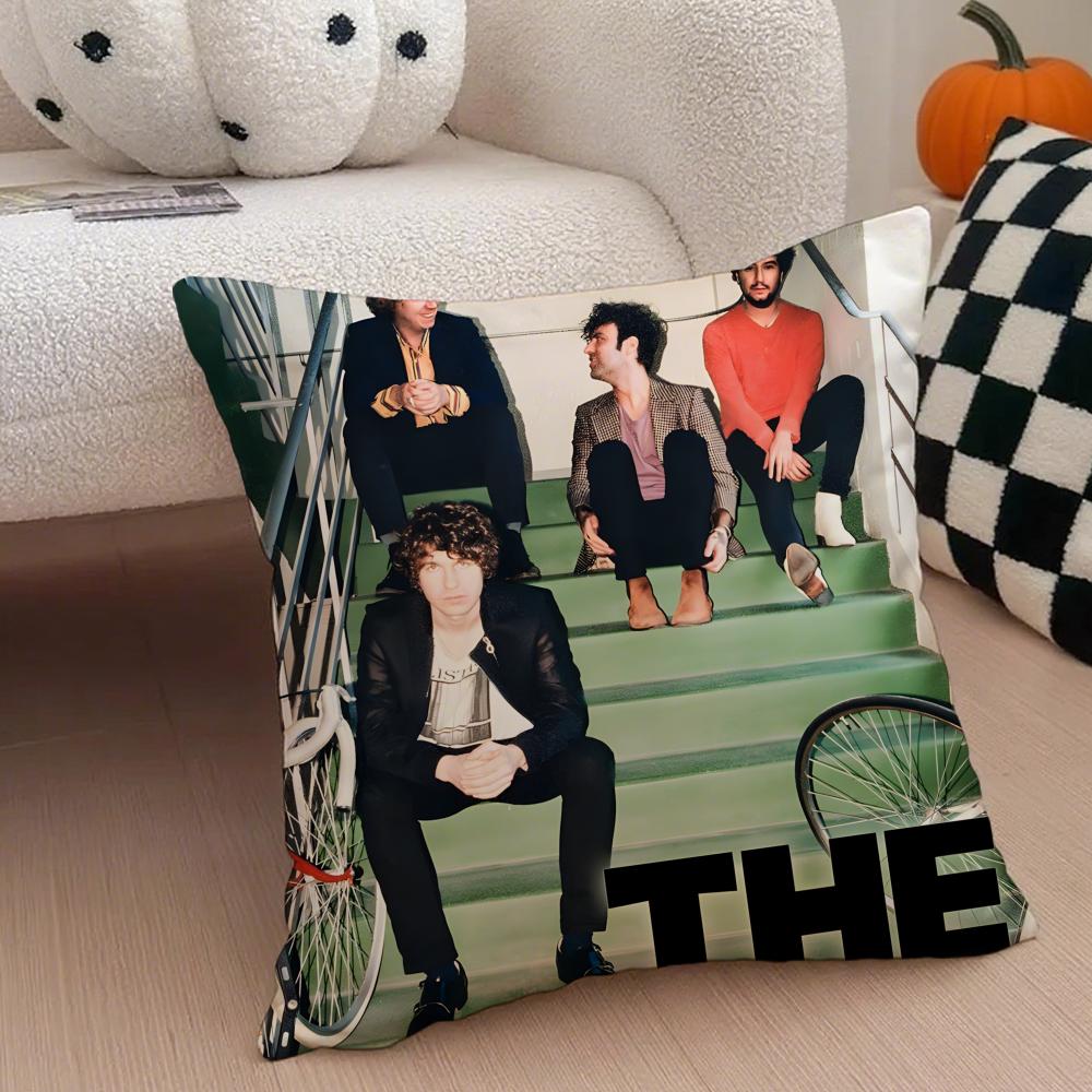 band indie The KKooks Cushion Cover Throw Pillow Cover Hidden Button Durable Polyester Chair Cushion