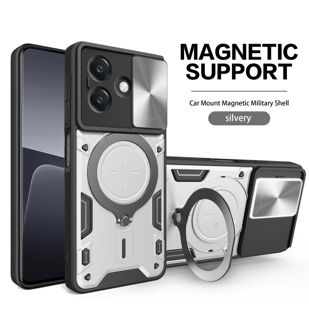 Protective Cover For OPPO A40 A40M A60 A80 5G A3 Pro A3x Case Ring Stand Holder Lens Protection Shockproof Fundas Coque Capa