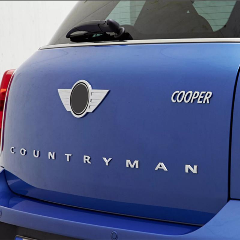 Kovový znak s písmeny pro příslušenství auta Zadní znak na kufr Karoserie Samolepka Pro MINI Cooper S R60 F60 Countryman JCW Clubman Paceman