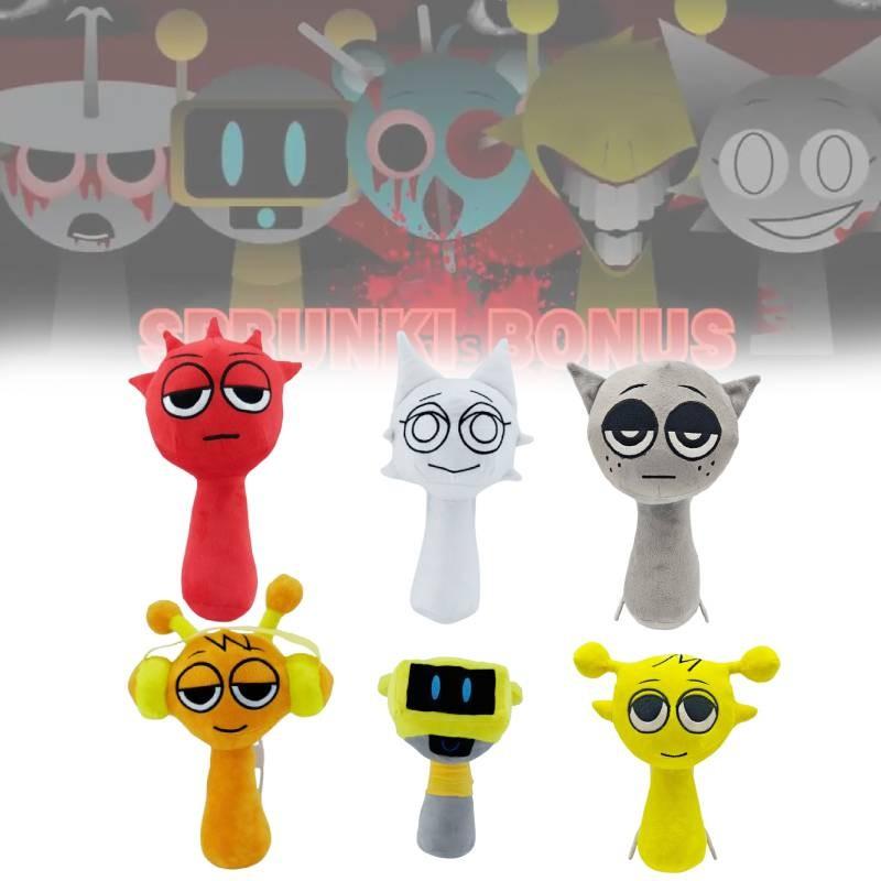 Sprunki Colorful Stuffed Toy Cartoon Game Children Birthday Holiday Gift Dolls