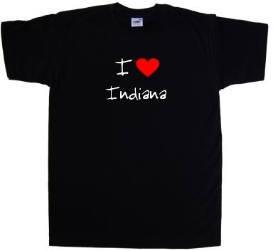 I Love Heart Indiana T-Shirt