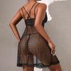 Summer Sexy Polka Dot Nightgown Lace Cami Sheer Breathable Women's Comfortable Loungewear 545 Playful Lightweight Sleepwear Ideal for Warm Nights