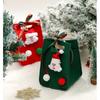 Mini Christmas Gifts Bag Fruit Tote 10cm Bag Gift For Home Decor Candy Box Gift Children Felt Wrapped Christmas Eve Supplies