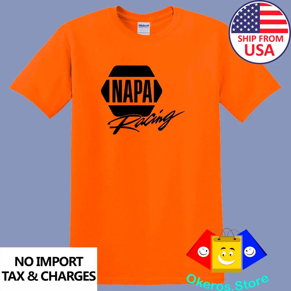 Napa Auto Parts Racing Men s Orange Size S to 5XL 2XL