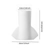 Geometry Vase Easy to Use Home Decor Art Decoration Home Decoration Porcelain Vase for Shelf Cabinet Living Room Party Bedroom