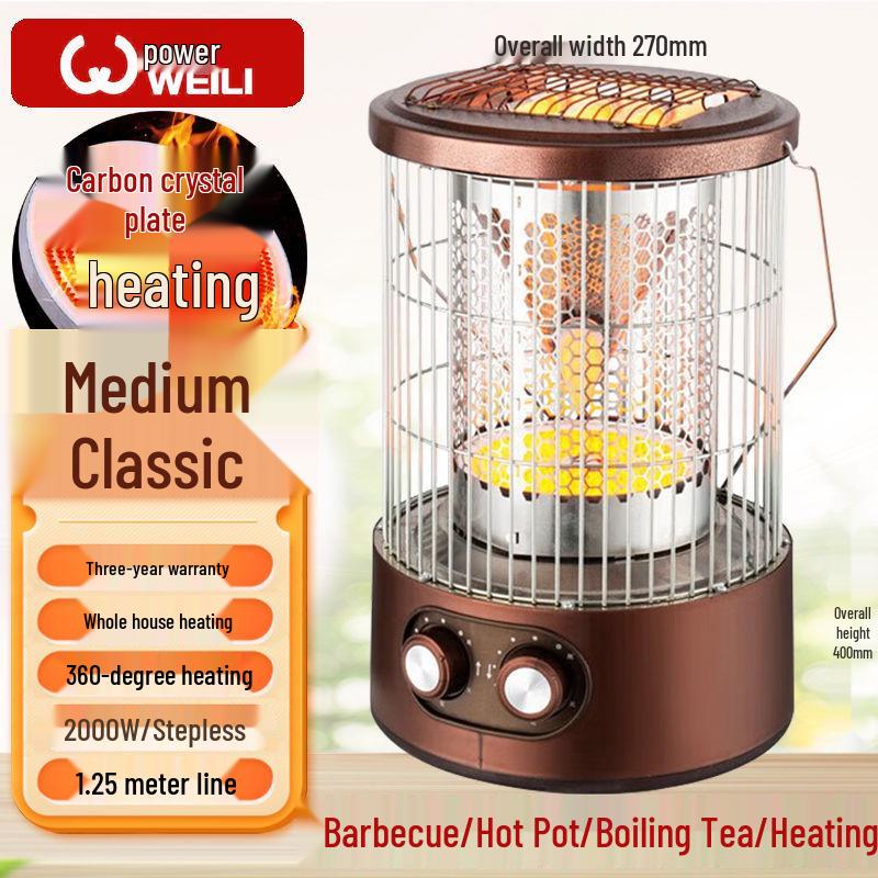 Multifunctional Energy-Saving Electric Heater Oven for Indoor Use