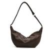 Women's Bag Soft Leather Dumpling Bag New Retro Portable Shoulder Messenger Bag Tide