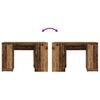 Desk with Rustic Wood Effect 120 x 42 x 76 cm Engineered Wood