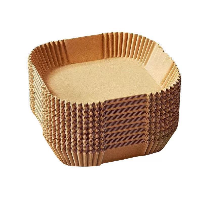 ZISIZ Large Square Thickened Air Fryer Paper Liners